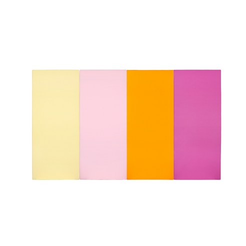 퍼니존 퍼니테라피 유아폴더매트 아이보리비비드시리즈5, 아이보리 + 베이비핑크 + 오렌지 + 핫핑크