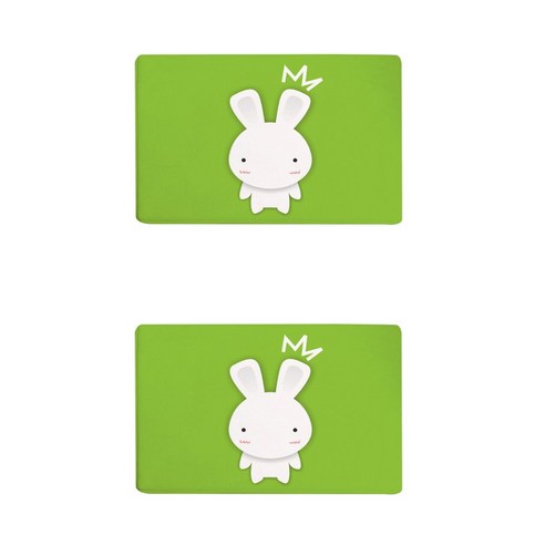 스윗리빙 해피팝 큐티래빗 미끄럼방지 주방발매트, C5