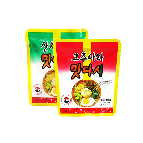 전투식량 맛다시 고추나라 90g + 산채비빔 90g 2종 세트, 1세트