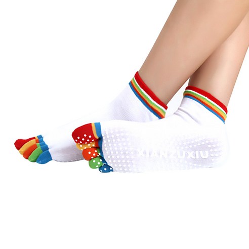 DM 여성용 알럽핏 슬립 방지 요가 필라테스 양말