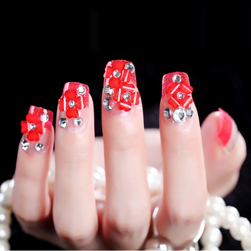 디엠코퍼레이션 알럽뷰 프린세스 네일팁 24피스, AL20, 1세트