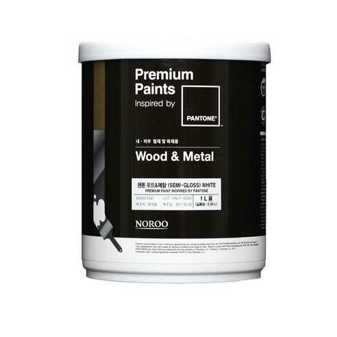 노루페인트 팬톤 우드앤메탈 페인트 반광 1L, 14-2305 Pink Nectar