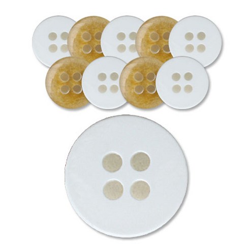패션포인트 로고민자 단추 10mm, 053, 10개입