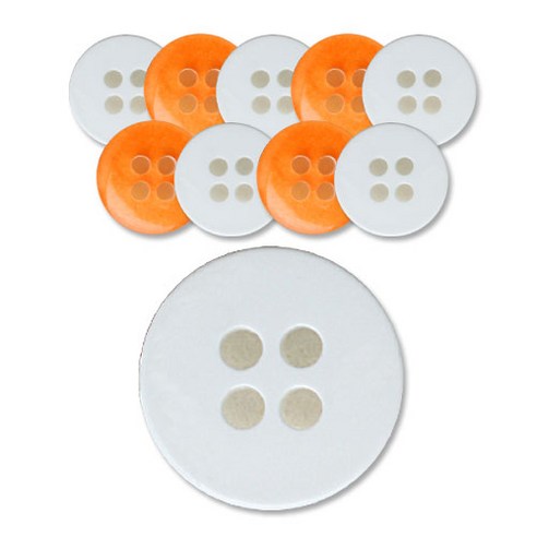 패션포인트 로고민자 단추 10mm, 042, 10개입