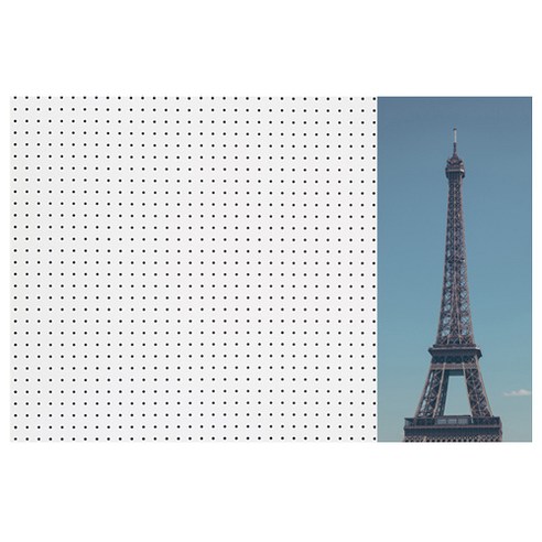 에펠타워 우WHITE 60x90cm, 1개, 혼합색상