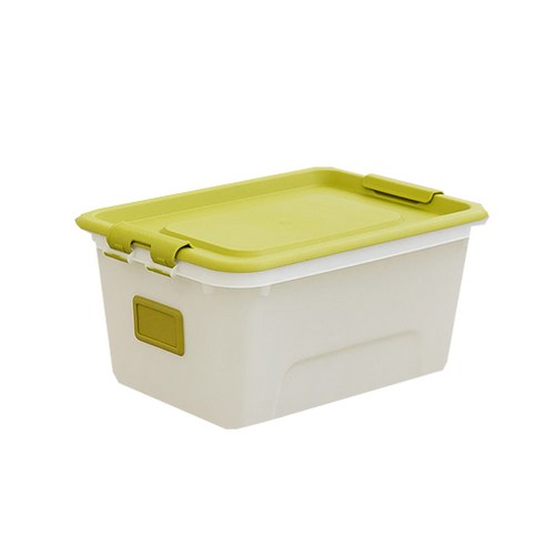 리빙숲 스퀘어 리빙박스 24L, 그린, 1개