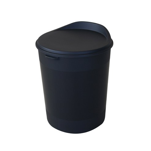 리빙숲 다용도 수납 스툴, 블랙, 1개