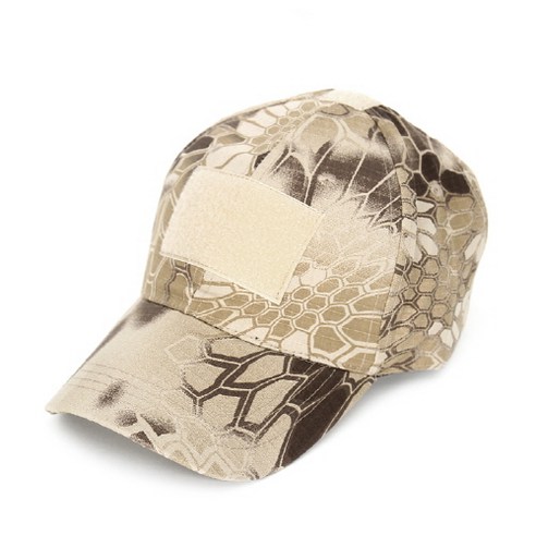 위에마이 벨크로 베이스볼 모자, Snake Camo TAN