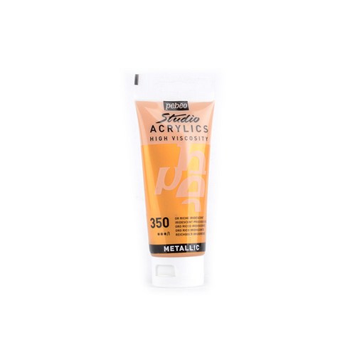 3167868323508  Peveo  Studio  丙烯顏料  100ml  金屬  350  Iridescen  tRichGold  1ea