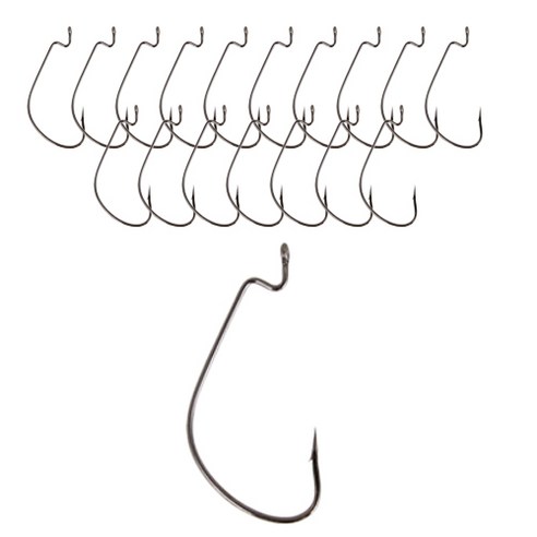루어팩토리 WORM101 와이드갭 루어바늘 LFH-101, 18개입