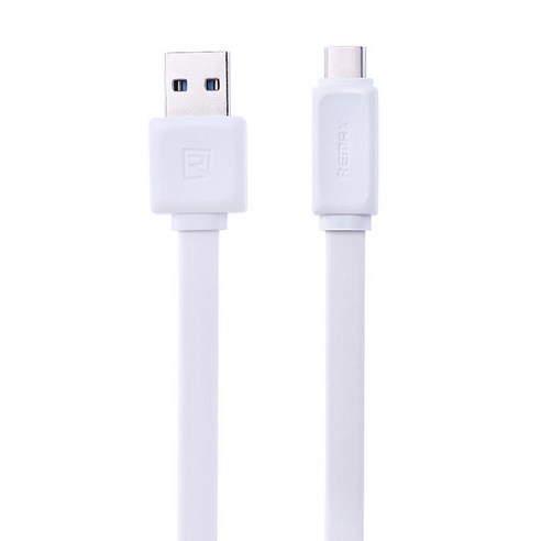 리맥스 큐브 포인트 데이터 충전 케이블 C타입, RT-C1(화이트), 1개