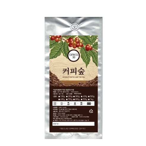 커피숲 EXPRESS 90 분쇄 커피, 에스프레소, 1kg, 1개