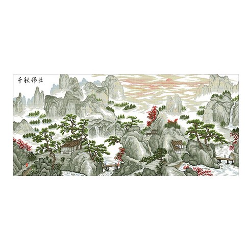 ZKF 십자수 DIY세트, 1세트, 위대한 풍경