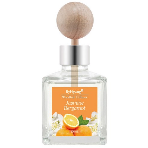 바이향 리프레싱 차량용 방향제 100ml, 자스민 베르가못, 1개