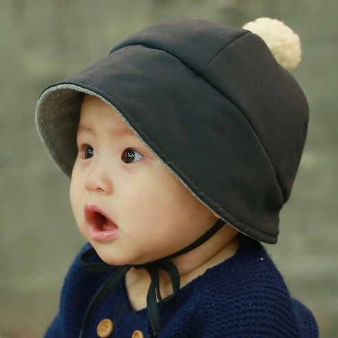 무슈 유아공용 베이직 패딩 보넷