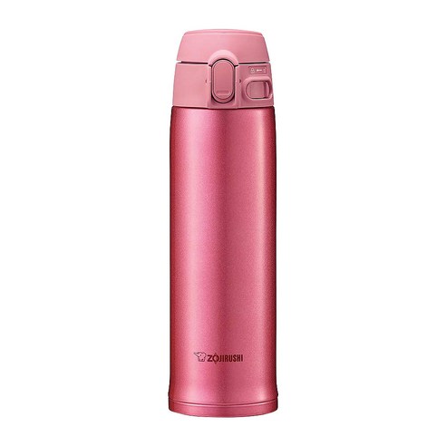 조지루시 보온 보냉 원터치 텀블러 SM-TA48, 핑크, 480ml