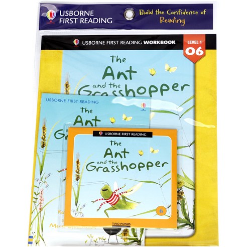 Usborne First Reading Workbook Set 1-6 : The Ant and the Grasshopper, 투판즈