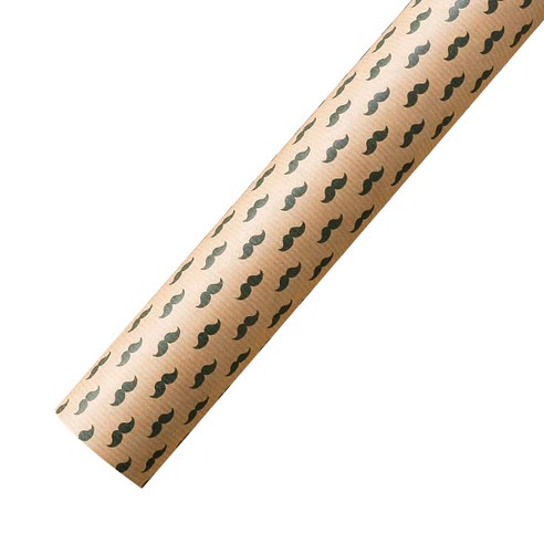 포포팬시 수염 크라프트 포장지 53cm x 20m, 다크그린, 1개