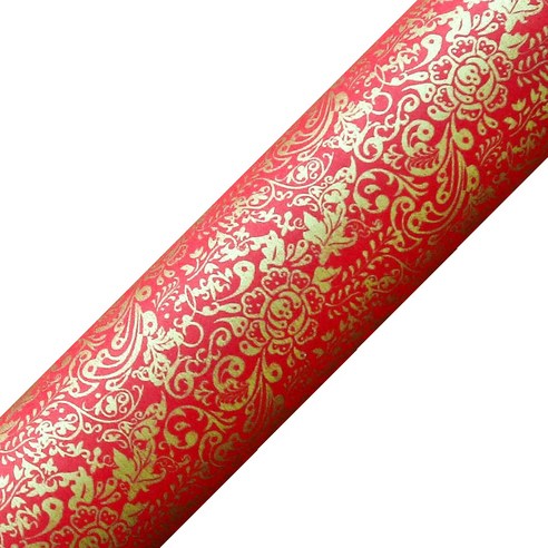 영프라자 르네 종이롤 포장지 53cm x 20m, 적색, 1개