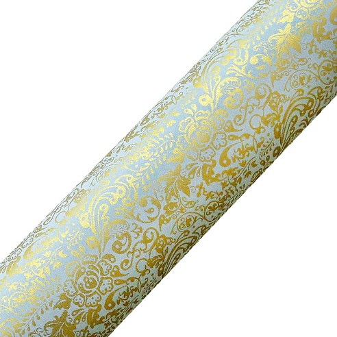 영프라자 르네 종이롤 포장지 53cm x 20m, 은색, 1개