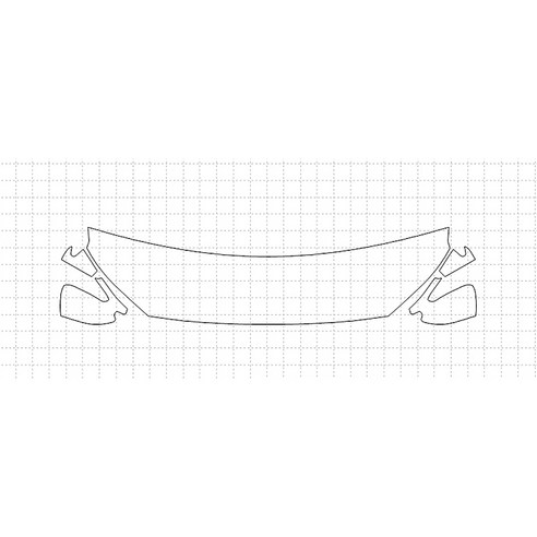 헥시스 현대 코나 ULTIMATE 2018 PVC PPF 보호필름 차량용 가드용품, 08. HFM 45.72cm, BIKINI, 1개