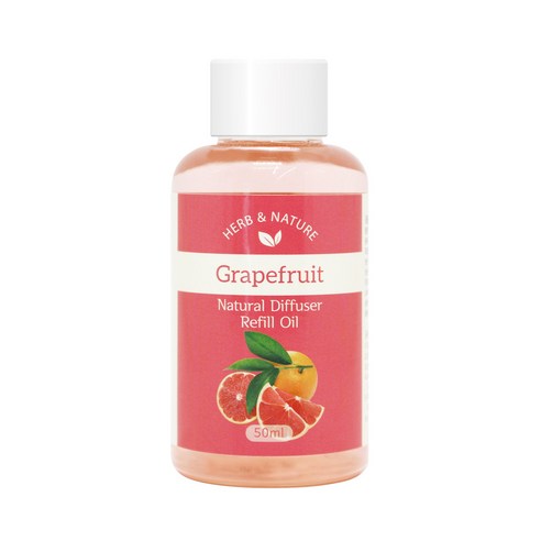 더허브샵 디퓨저 차량용 리필오일 50ml, 자몽