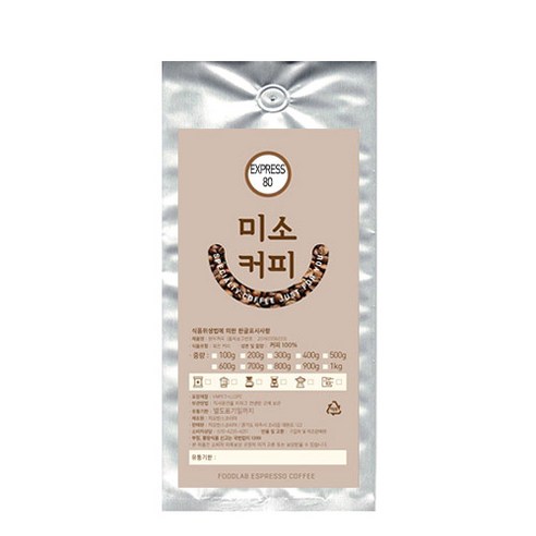 미소커피 EXPRESS 80 분쇄 커피, 에스프레소 모카포트용(가정용), 500g, 1개