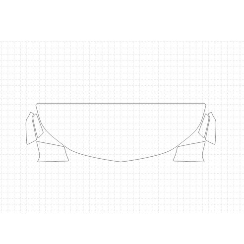 헥시스 쉐보레 이쿼녹스 LT 2018 PVC PPF 보호필름 차량용 가드용품, 13. HFM 60.96cm, STRAIGHT, WRAPPED, 1개
