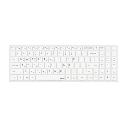 파인피아 LG 노트북용 문자인쇄 칼라 키스킨 LG05번 LG 15N530/ 15ND530/ 15UB470, 화이트, 1개