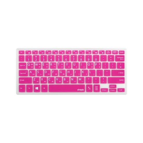 파인피아 삼성 노트북용 문자인쇄 칼라 키스킨 SS29번 / 삼성 갤럭시북 SM-W720 WIFI / 갤럭시북 SM-W727 LTE, 핑크, 1개