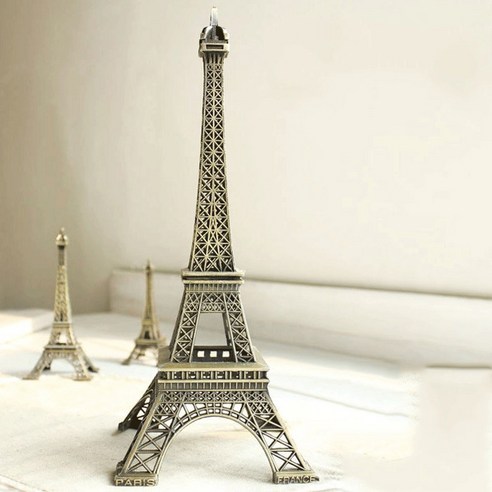 뽀마 미니어쳐 에펠탑 인테리어 소품, 황색