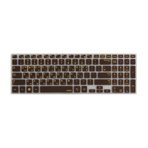 파인피아 삼성 노트북용 문자인쇄 칼라 키스킨 SS05번 / 삼성 NT270B5E / NT271B5E / NT270E5E / NT270E5G / NT270E5J, 초코렛, 1개