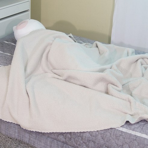 바이데코 무봉제 누드 담요, 크림베이지