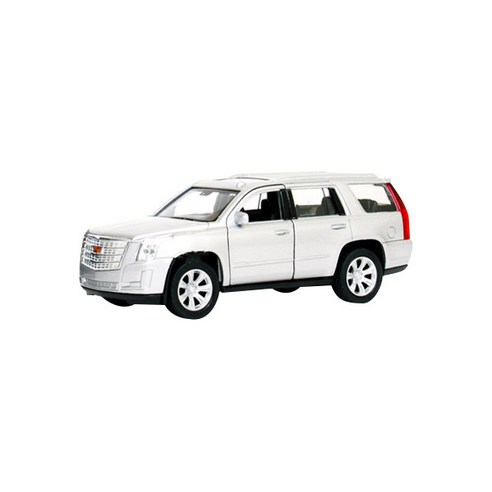 웰리 미니카시리즈 SUV 캐딜락 에스컬레이드 모형, 실버, 1개