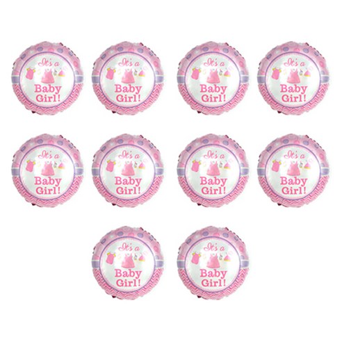 톡톡 원형 풍선 ver1, CR05, 10개입