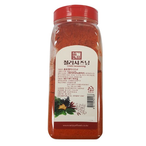 솔표식품 칠리 시즈닝 향신료, 450g, 1개