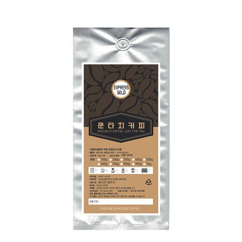 쿤타치커피 EXPRESS GOLD, 에스프레소(가정용), 200g