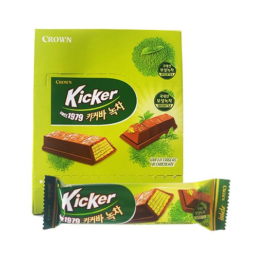 크라운 키커바 녹차 스니커즈, 450g, 1개