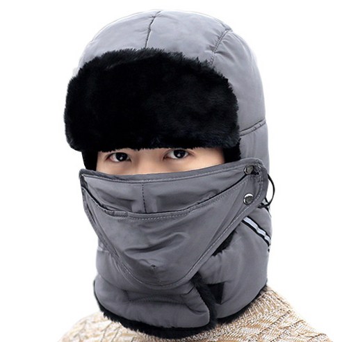 앤티스 패션 방한 모자워머, 그레이