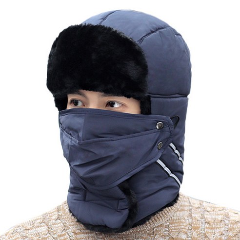 앤티스 패션 방한 모자워머, 네이비