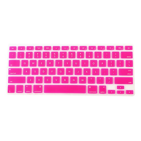 DM 알럽컴 맥북 키보드 보호 커버 A1706/A1707, 플럼, 1개