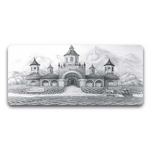 DM 알럽컴 릴렉스 마우스 장패드 30 x 80 x 0.3 cm, 스케치마을11, 1개