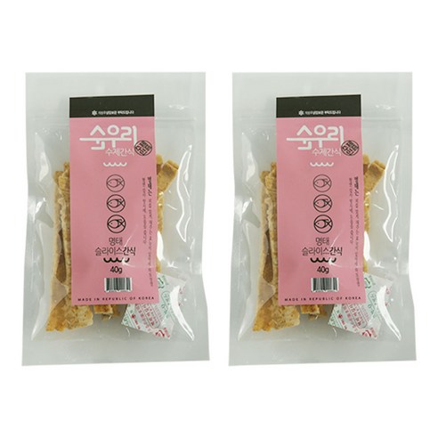 순우리 강아지 수제간식, 명태, 2개입