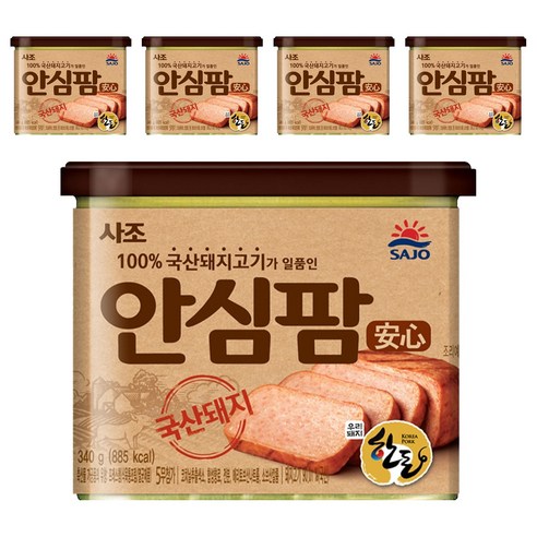 사조 안심팜 340g, 5개