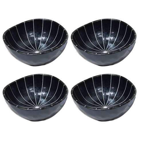 로얄아리따 시젠 볼 9cm, 블랙, 4개입