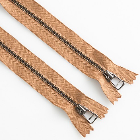 이지텝 3호 엔틱지퍼 와이어 15.24cm, 카멜, 2개