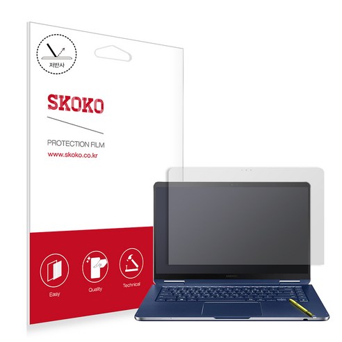 스코코 삼성 노트북 PEN S NT950SBE 저반사 액정보호필름, 단품