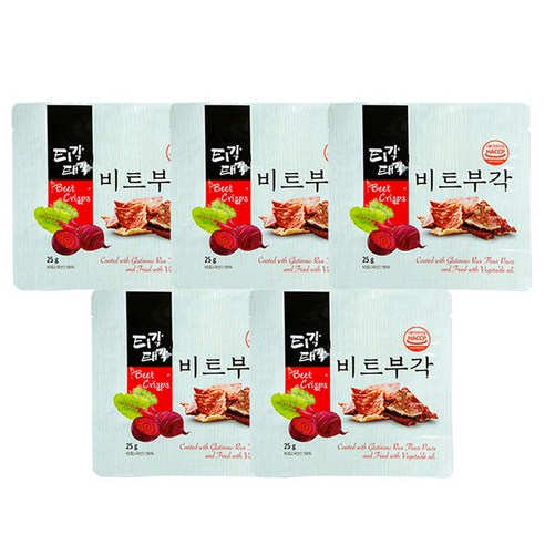티각태각 비트부각, 25g, 5개입