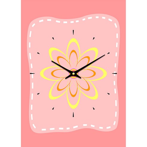 더윤 디자인 레티나 모던시계 30 x 42 cm, KID0023 ck