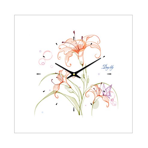 더윤 레티나 모던시계 30 x 30 cm, FLO0063